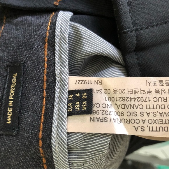 NWT Massimo Dutti Slim Black Work Pants - Picture 7 of 8